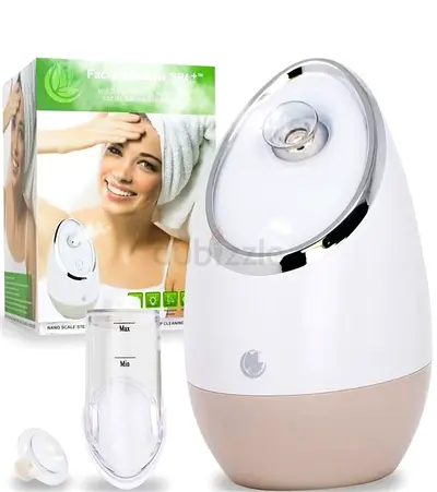 Facial Steamer SPA+ by Microderm GLO - Best Professional Nano Ionic Warm Mist, Home Face Sauna