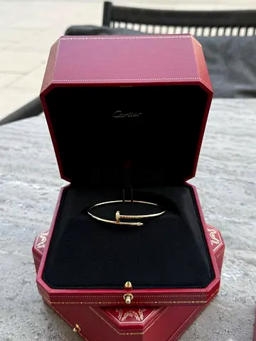 Cartier juste un clou bracelet small model,diamonds