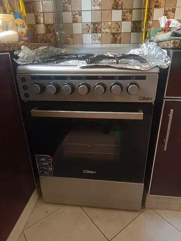 Clickon 4 Burner Gas Cooker 90x60