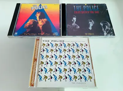 3 P0lice Music CD’s
