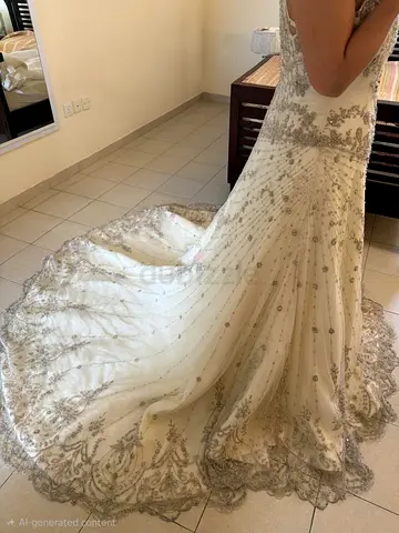 Elegant Wedding Dress with Intricate Detailing