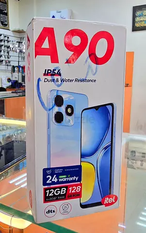 itel A90 Smartphone - 12GB RAM, 128GB Storage, IP54 Rating