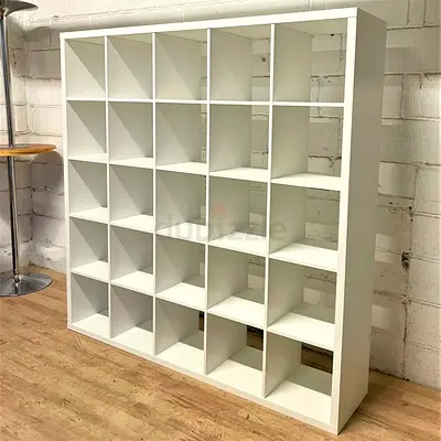 Modern White Bookcase