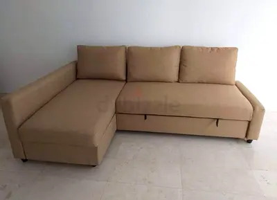 Comfortable L-Shaped Sofa with Storage