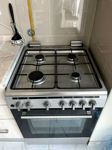 Vestel F66G40X Gas-Cooker 4-Burner Full-Safety, Stainless-Steel Cooker, Gas Oven FREE DELIVERY +WARR