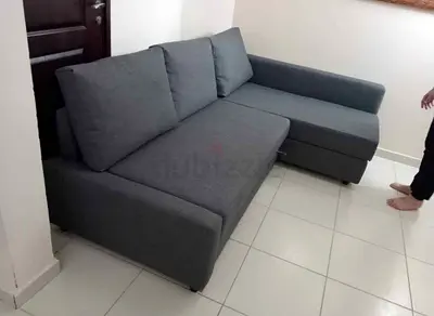 L shape sofa bed with storage
