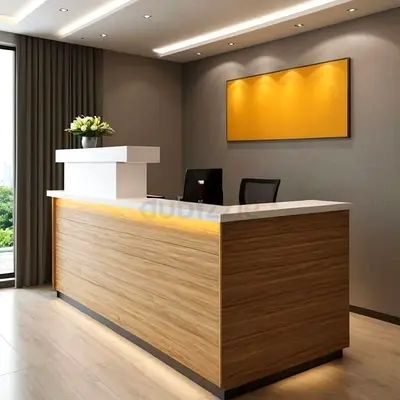Modern Minimalist Office Reception