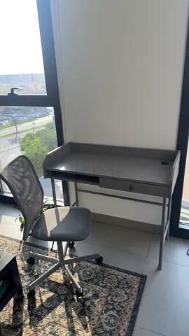 Ikea Hauga Desk with Ikea Chair