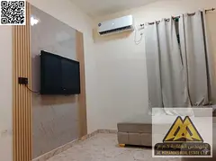 Furnished one-bedroom apartment for annual rent in Al Karama, Ajman, located next to Al Hoot Superma