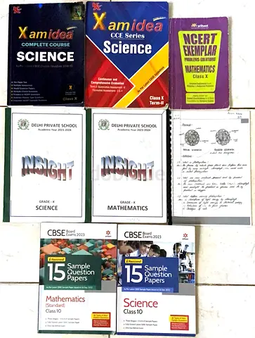 10TH GRADE BOARD PREPARATION GUIDE BOOK SET CBSE (BRAND NEW)