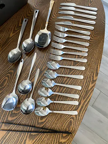 Set of Stainless Steel Cutlery