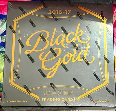 Panini Black Gold 2016 / 2017 Soccer / Football Factory Sealed Hobby Box