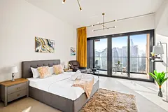 dewa connected Fully Furnished Studio With Balcony