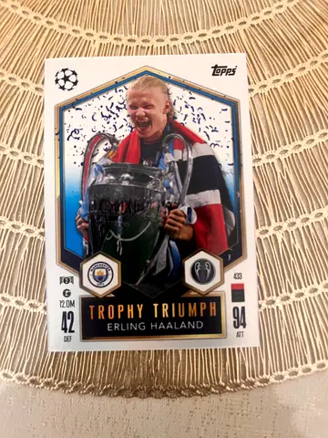 Match Attax Trophy Triumph Erling Haaland