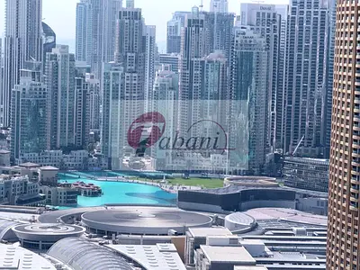 شقة غير مفروشة بثلاث غرف نوم + غرفة للخادمة | إطلالة على النافورة وبرج خليفة