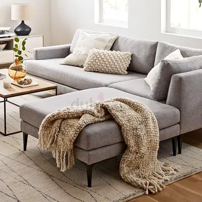 Premium Quality west elm Andes liner fabric Sofa