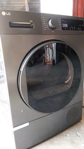 LG Heat pump Dryer 8 kg 15 different Drying Courses LED Display Dark Silver  RH 80T2SP7RM