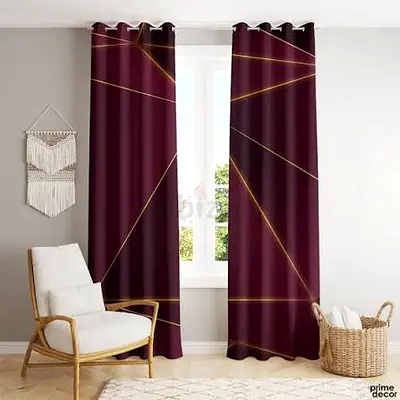 Stylish Geometric Curtains for Modern Home Décor