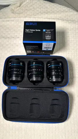 Sirui Night Walker Series Lens Set 24,35,50,75 RF mount
