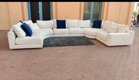 Chattel More Olta U Shape Sofa Beige Good Condition