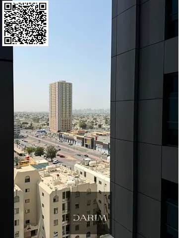 شقة واسعة بغرفة نوم واحدة للإيجار | إطلالة جزئية | سيتي تاور عجمان