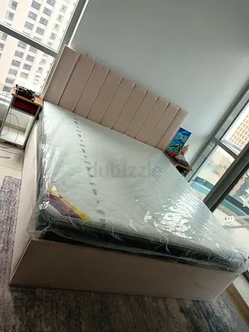 Stylish Brand New velvet koshan Queen size bed storage Queen bed for sale good quality
