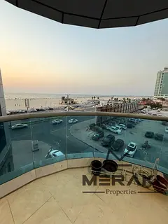 Two-bedroom apartment with a living room at a special price and a full sea view on the Corniche in t