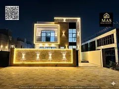 Own a luxurious villa with a high-end pool in Al Zahia, Ajman | 4 master bedrooms at a competitive p