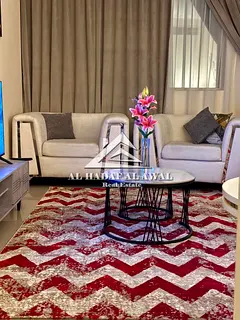 One-bedroom apartment for rent in Al Taawun area, inside Manazel 3 building. Rent is 4000 AED includ