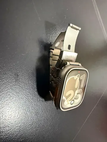 Apple Watch Ultra 3 with The Titanium Milanese Loop 49mm