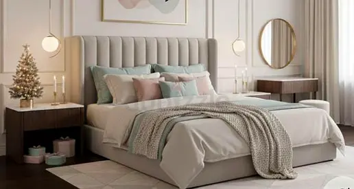 Gray colour 180*200 king size Bed