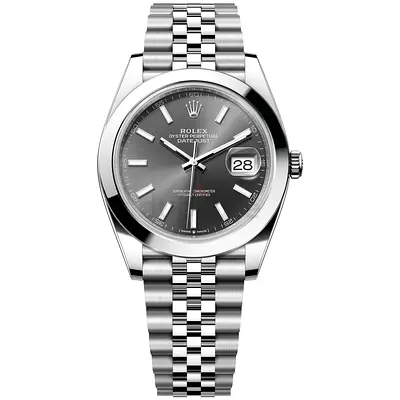 Rolex Datejust 41mm Dark Rhodium Index Dial 2026
