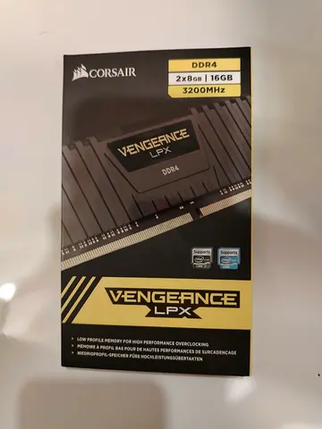 RAM 16GB 8X2 CROSAIR 3200 MHZ LPX BLACK