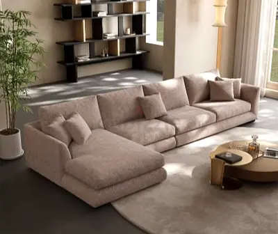 4 seater L-Shaped Sofa for Modern Living Room