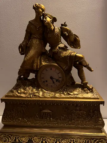 Antique Bronze French clocks