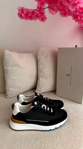 Stylish Black and White Sneakers