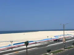 Full sea view on Ajman Corniche at a special price A wonderful apartment for annual rent with a dire
