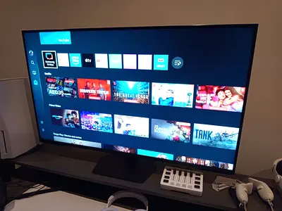 Samsung Odyssey Neo G7 43-inch is a flat, 4K UHD smart gaming monitor with a 144Hz refresh rate, 1ms