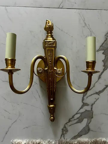 Vintage style Gold color wall lamp