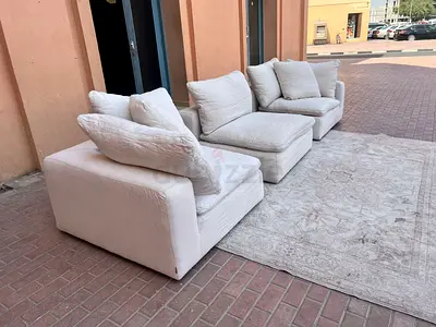 Modular marina home luscious feather filled sofa