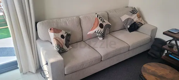 Comfortable Beige Sofa from Homebox