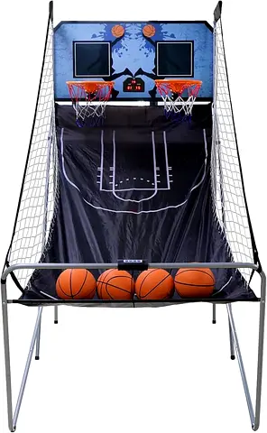 Microdermabrasion Foldable Indoor Basketball Arcade Game Double Shot 2 Player