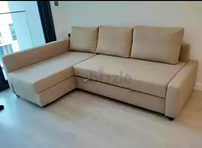 Comfortable Beige Sectional Sofa