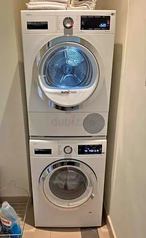 Bosch serie 8 washer seprate dryer