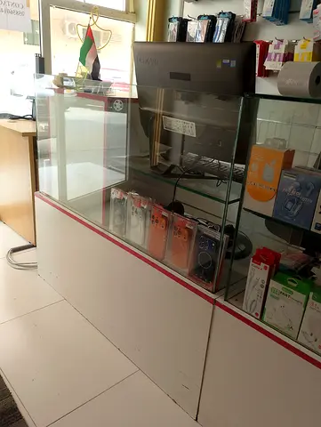 Glass counter for sale
