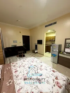 Studio with Balcony &amp; Open View | Separate Kitchen | Al Jurf 2
