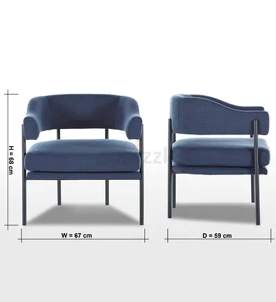 Stylish Blue Armchair for Sale
