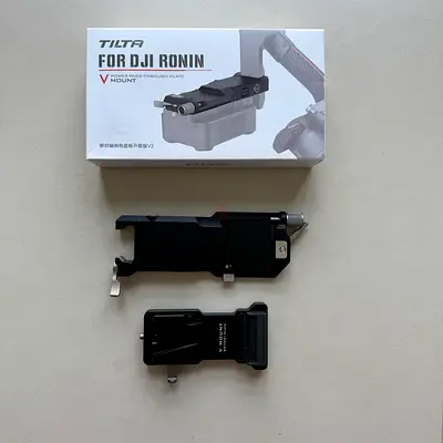 Tilta Battery Plate to DJI Ronin Power Pass-through Plate Kit Compatible with DJI RS2 RS3 RS3 PRO