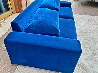 Pull out IKEA bule vimle two seater sofa bed with mattress like a new condition