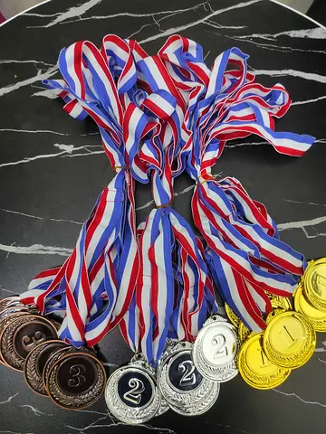 Sport medals (gold, silver, bronze)